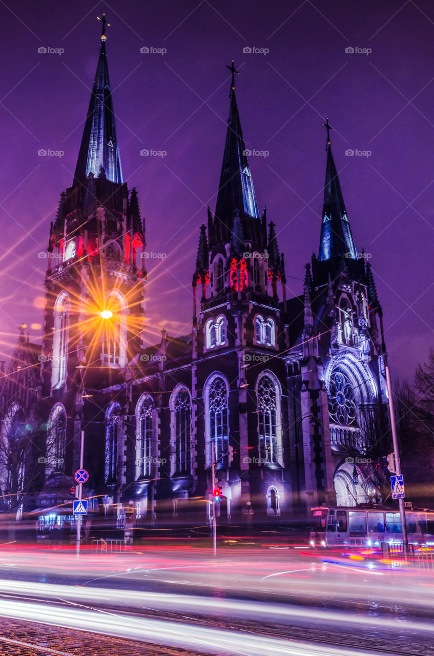 St. Olga and Elizabeth cathedral in Lviv city