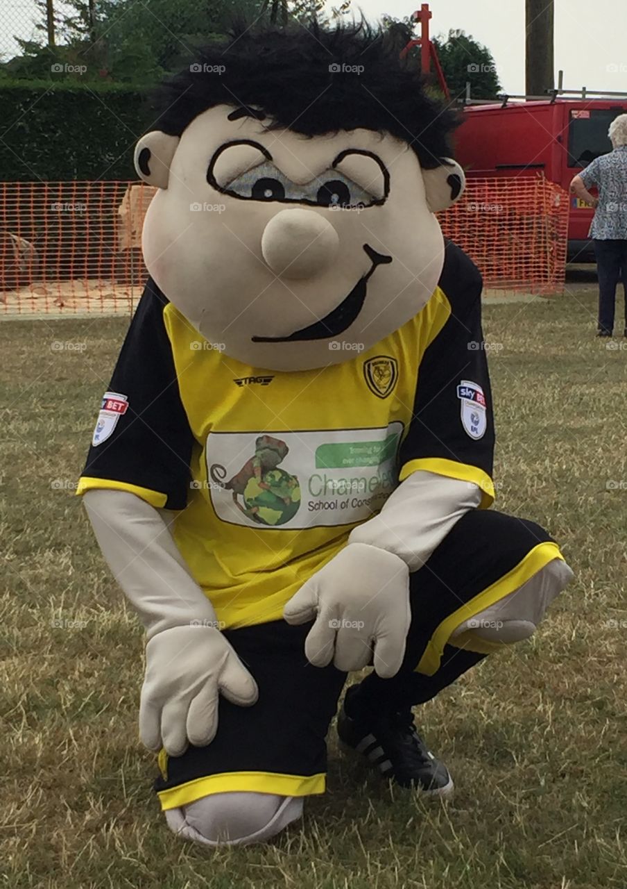 Burton Albion football mascot Billy the Brewer as seen at Hatton Carnival in July. 