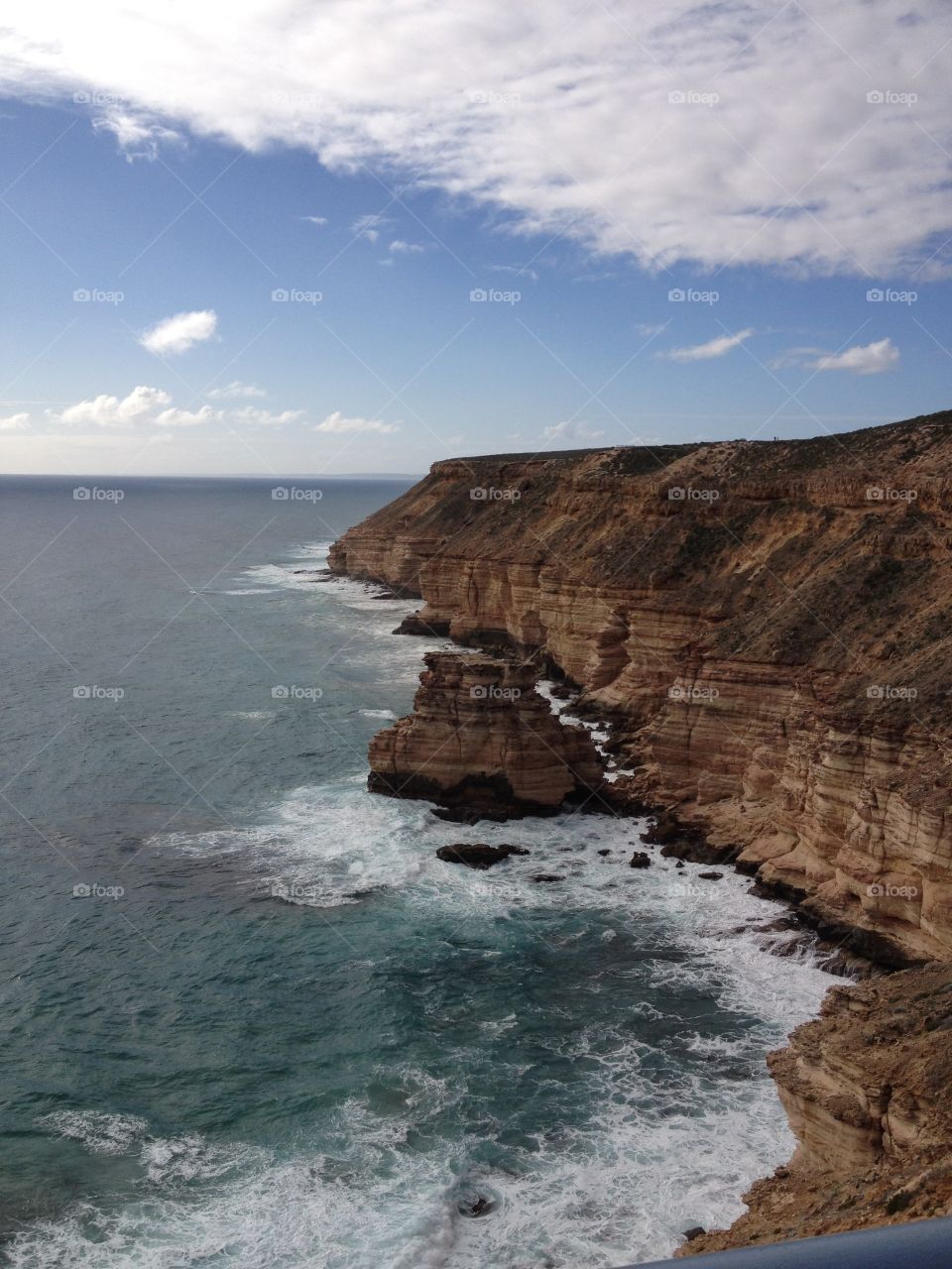 Cliffs and sky
