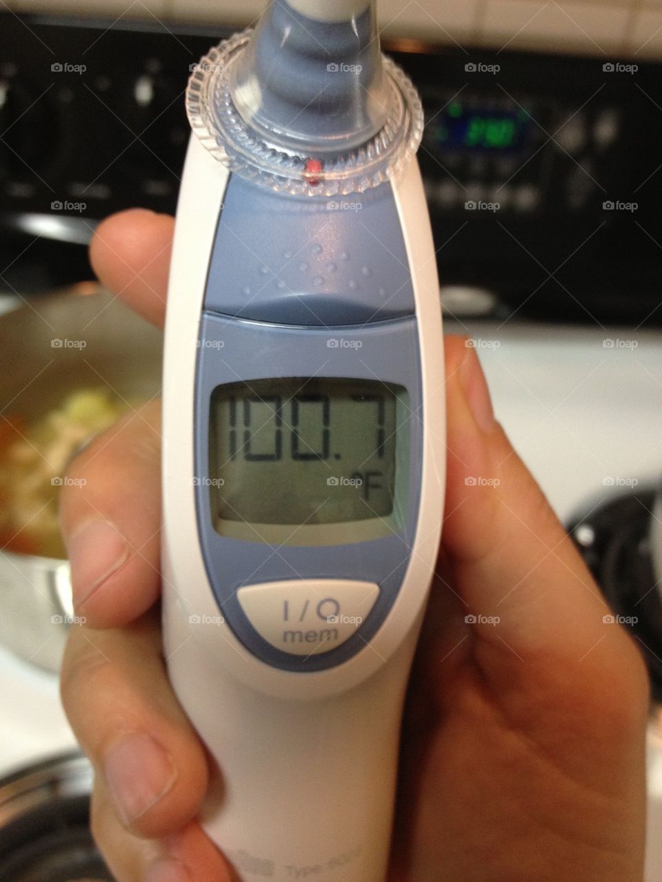 Thermometer with Soup