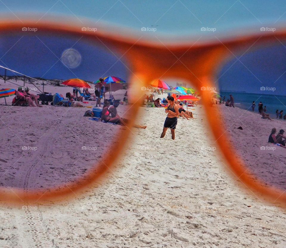 Point of view through my sunglasses 