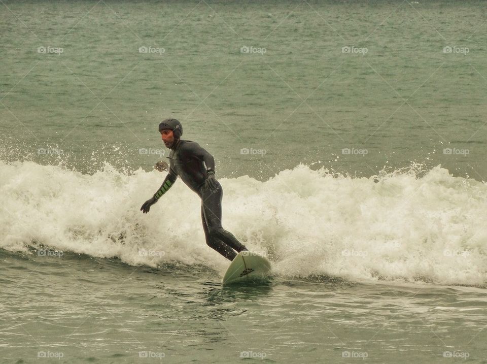 California Surfing. Surfing In The Pacific