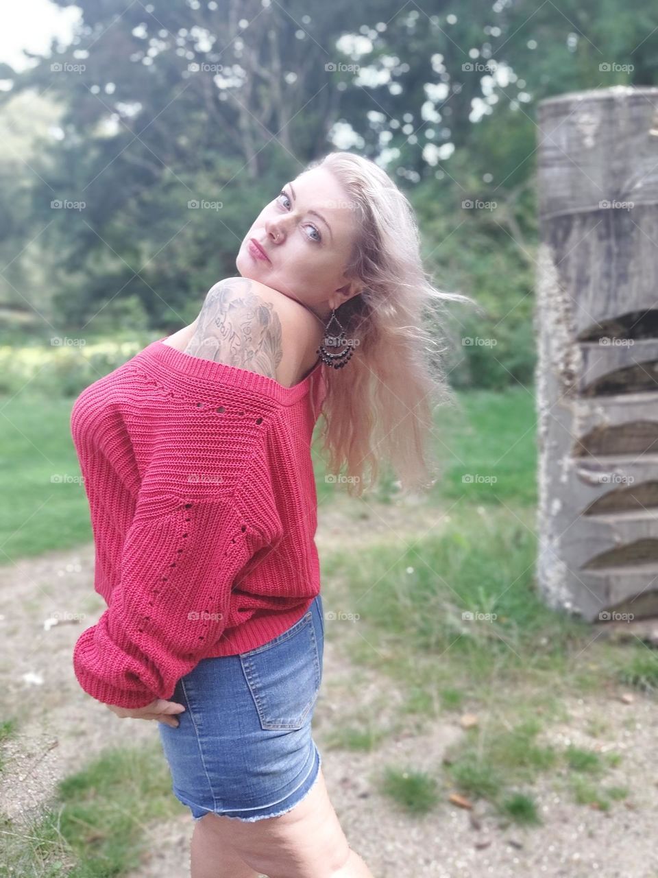 my red hot sweater