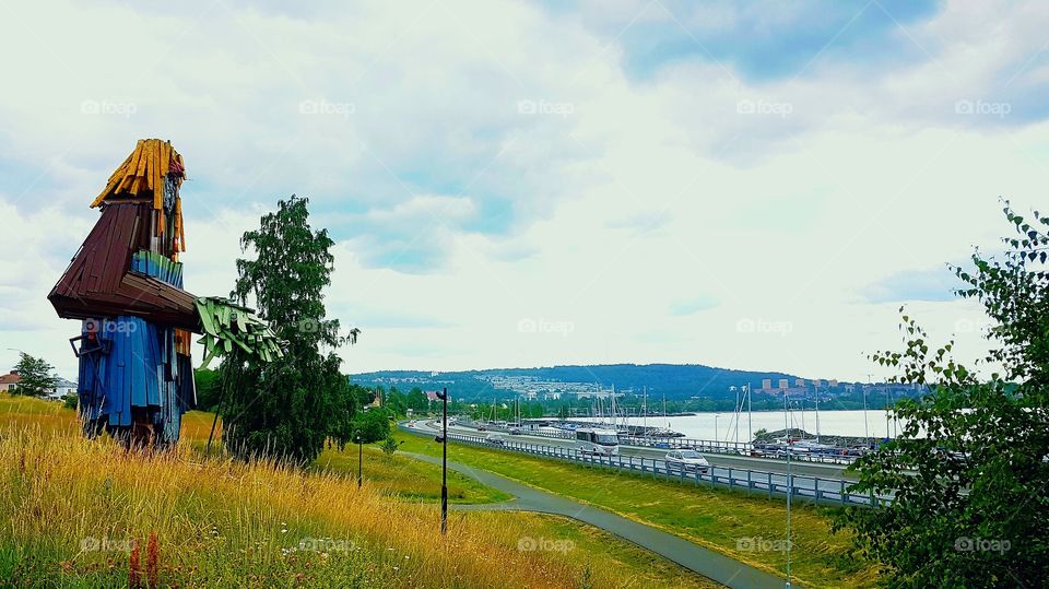 "Giant Vist" (Jätten Vist) in Huskvarna, Sweden.