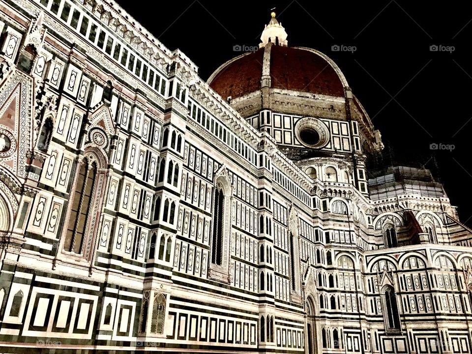 The Duomo, Santa Maria del Fiore Cathedral in Florence, Italy 