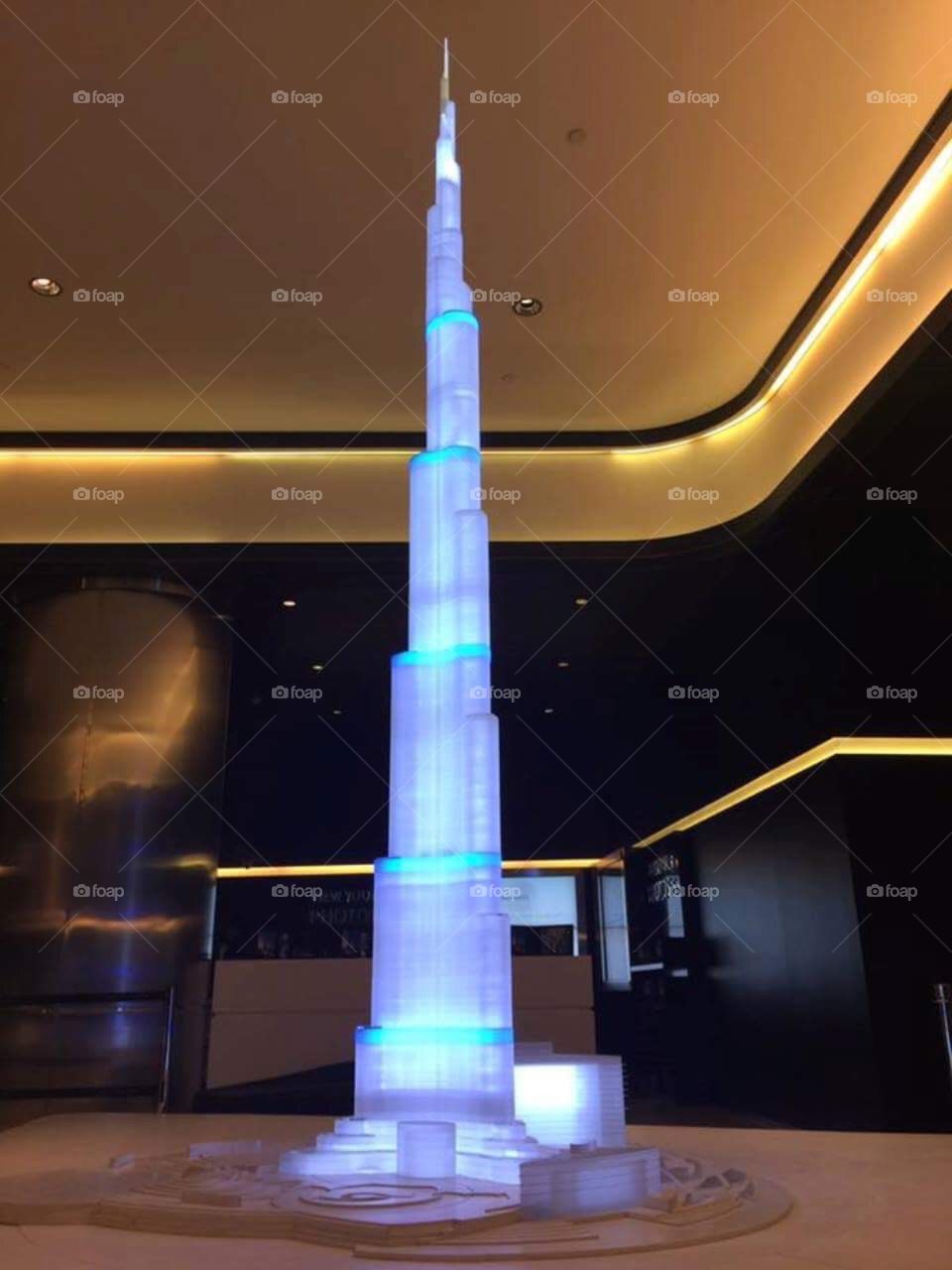 A replica of the Burj Khalifa is so fascinating!