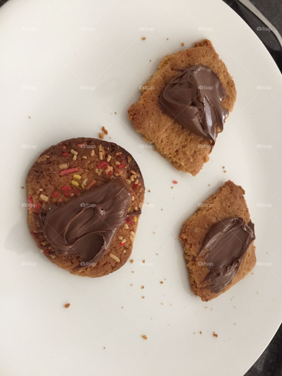 Cookies with Nutella