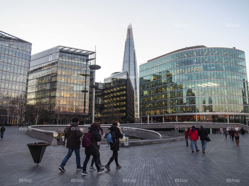 office building in a Támesis riverside in London