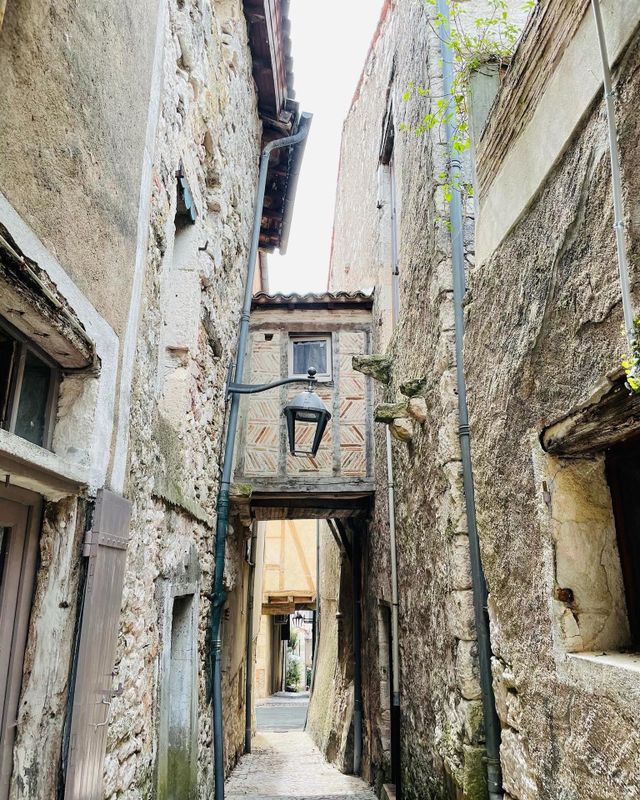 A medieval city in France