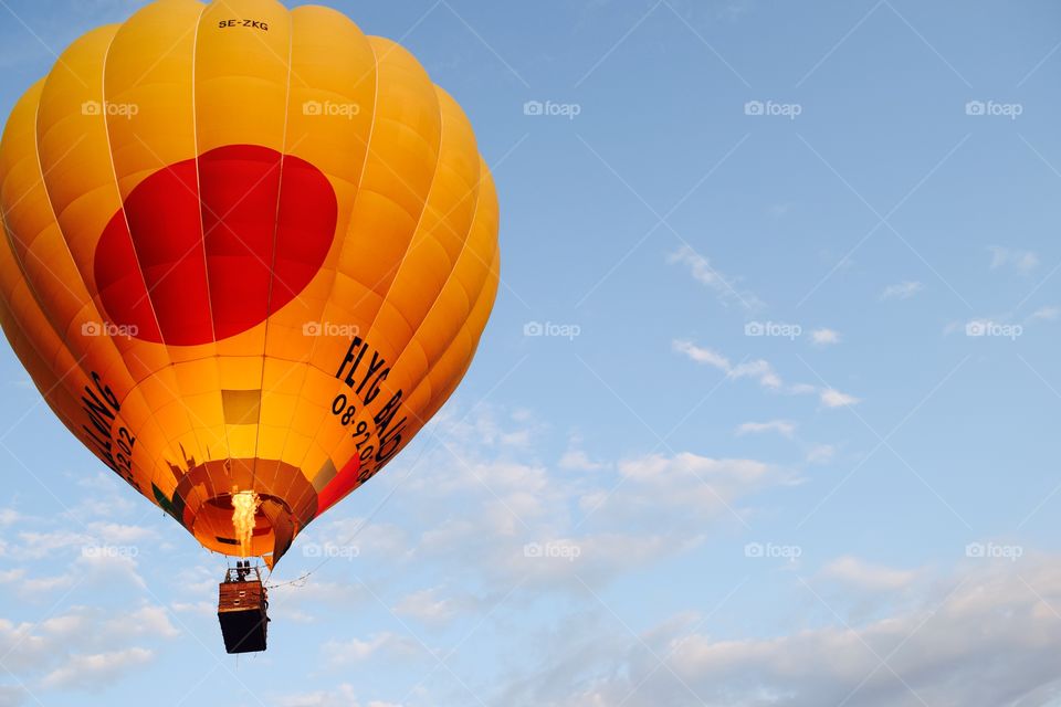 The big airballoon. The most beautiful city in the world: Stockholm!