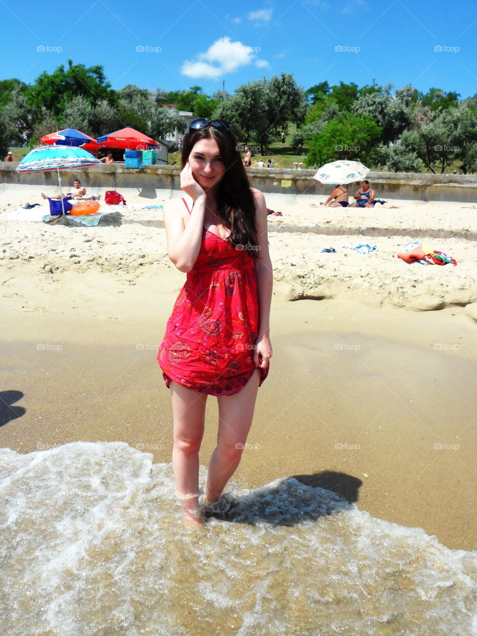 When she was really happy