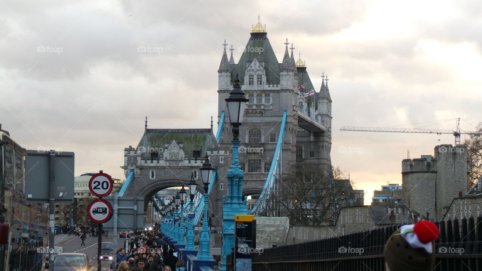 Tower Bridge London.  often mistaken for London bridge.