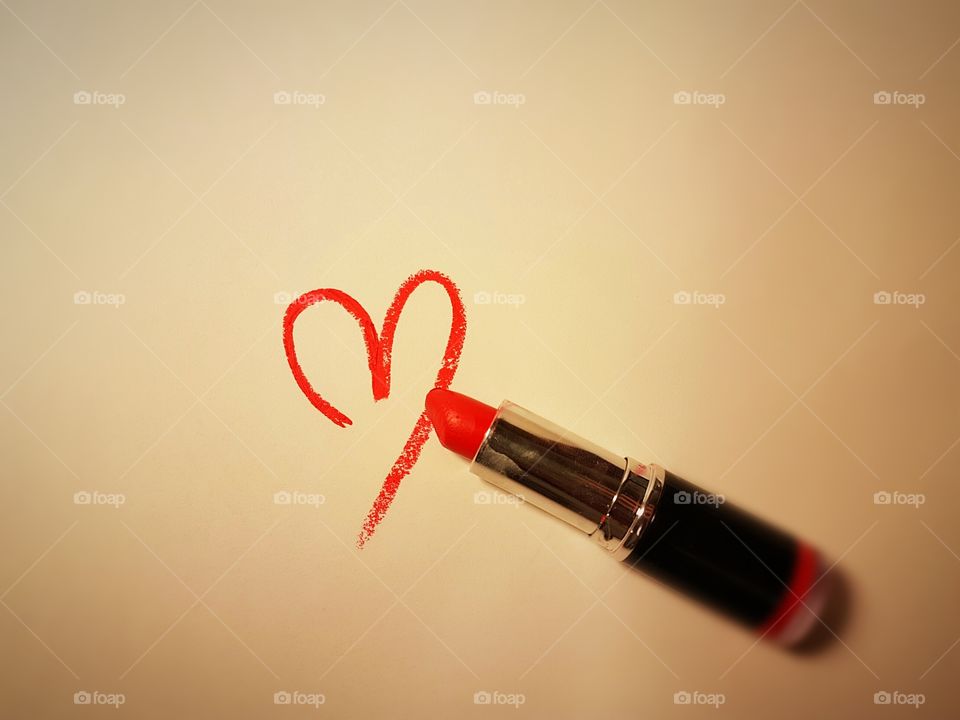 heart lipstick