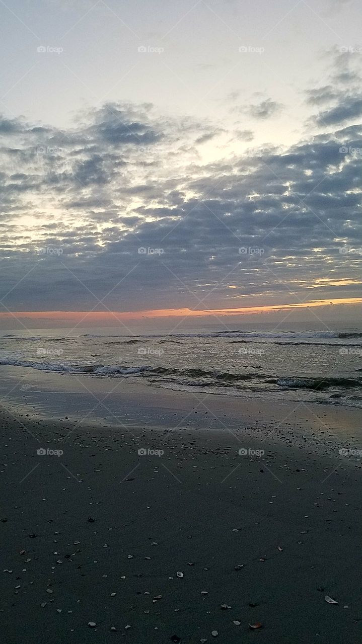 sunrise on the beach vacation 2017 Myrtle Beach South Carolina