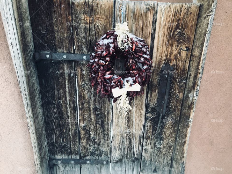 Wreath on Gate