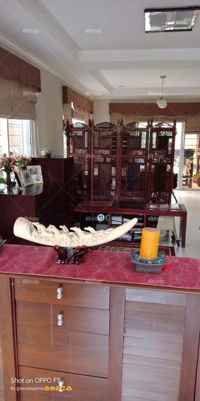 Discription alone in a nice home