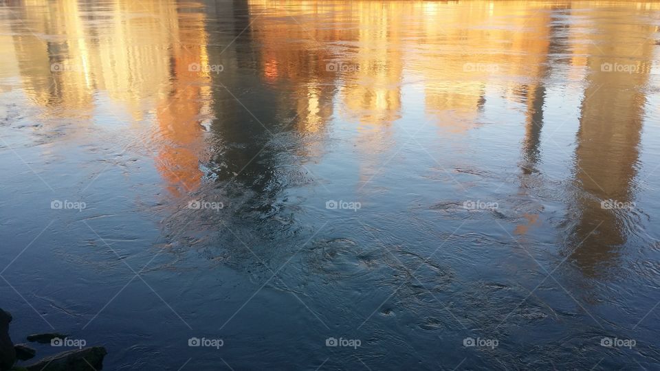 Water, No Person, Sunset, Reflection, Dawn