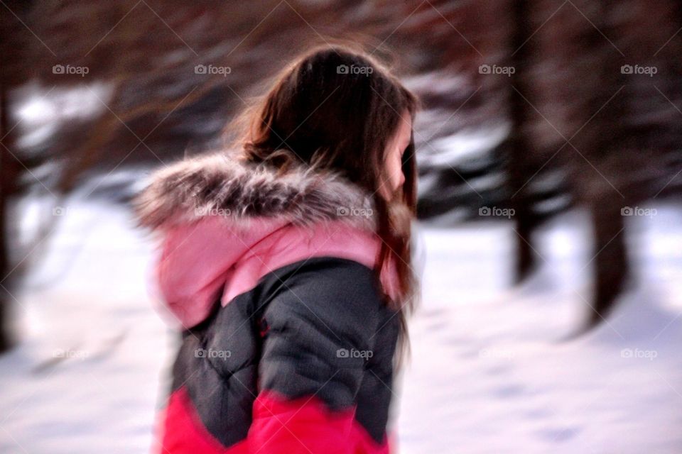 Girl in a Parka