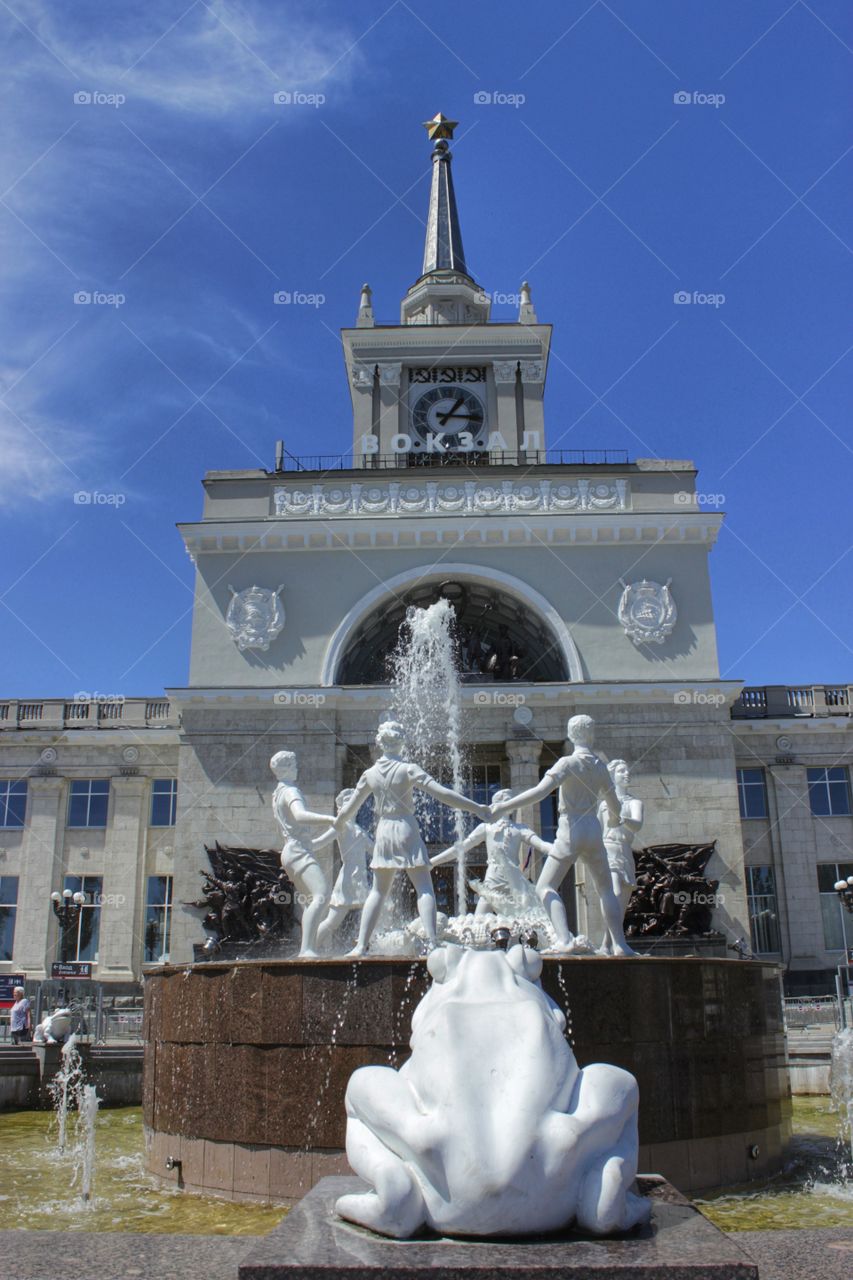 Fountain near the railway station
