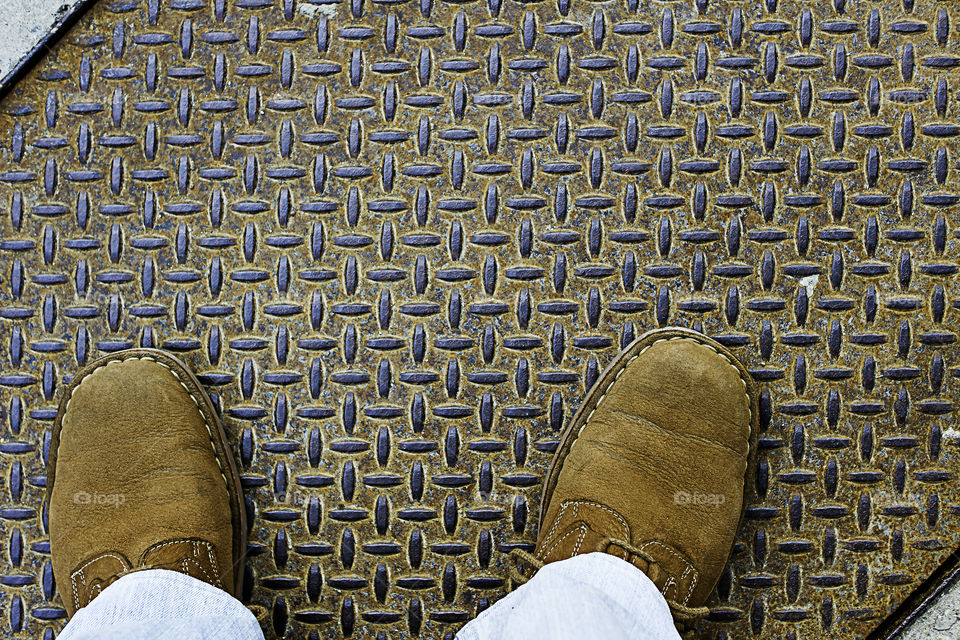 From where I stand ... corrugated metal sheet