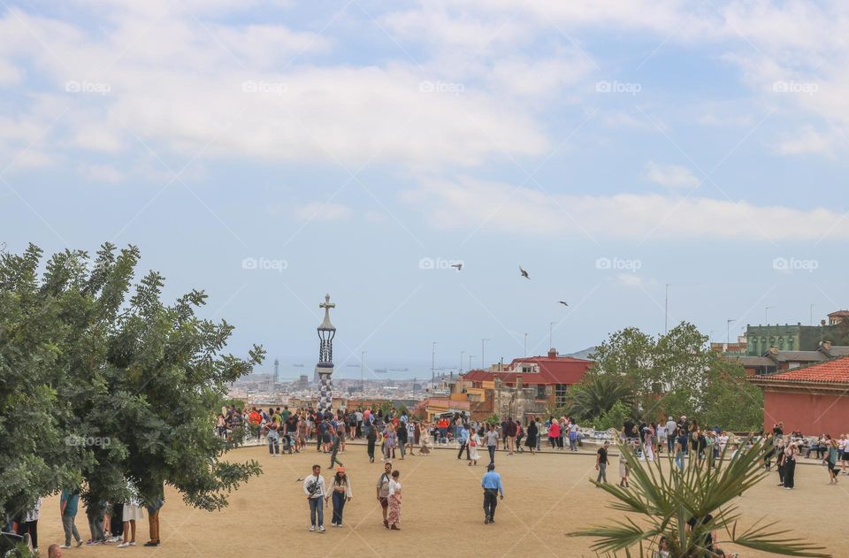 Park in Barcelona