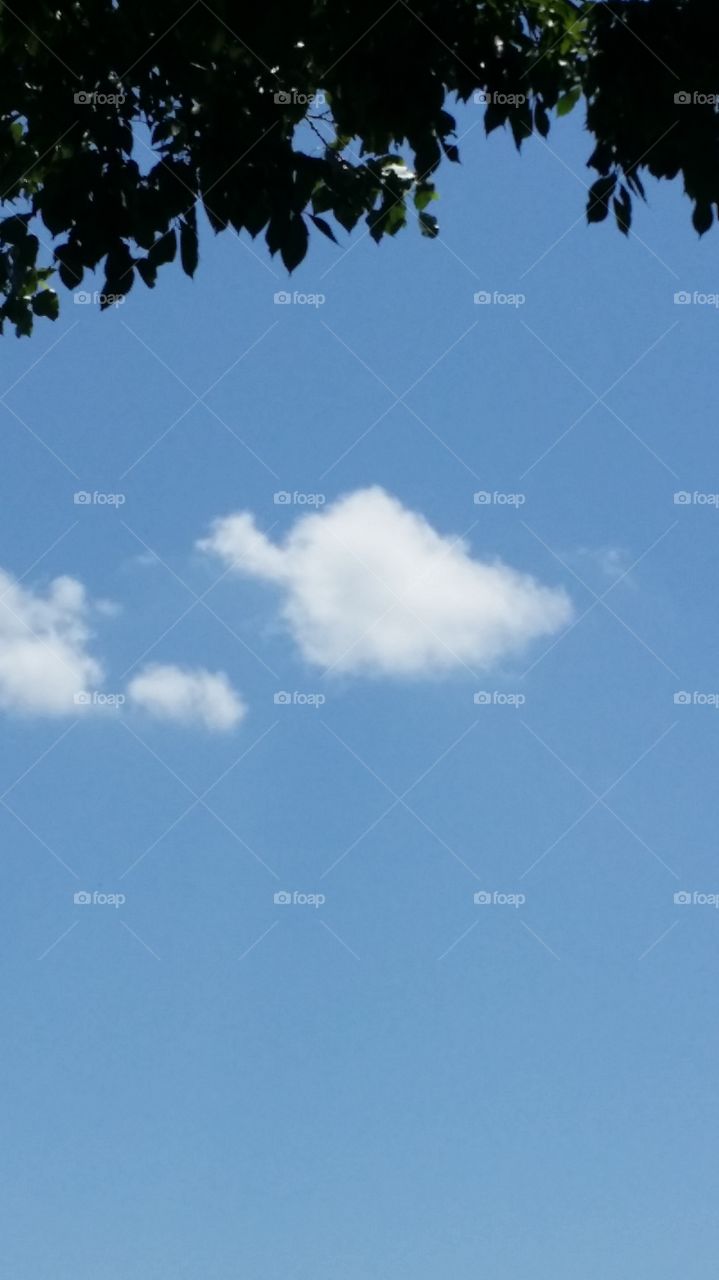 chili pepper cloud. Took picture while hanging out with family at Lake Weatherford, Texas