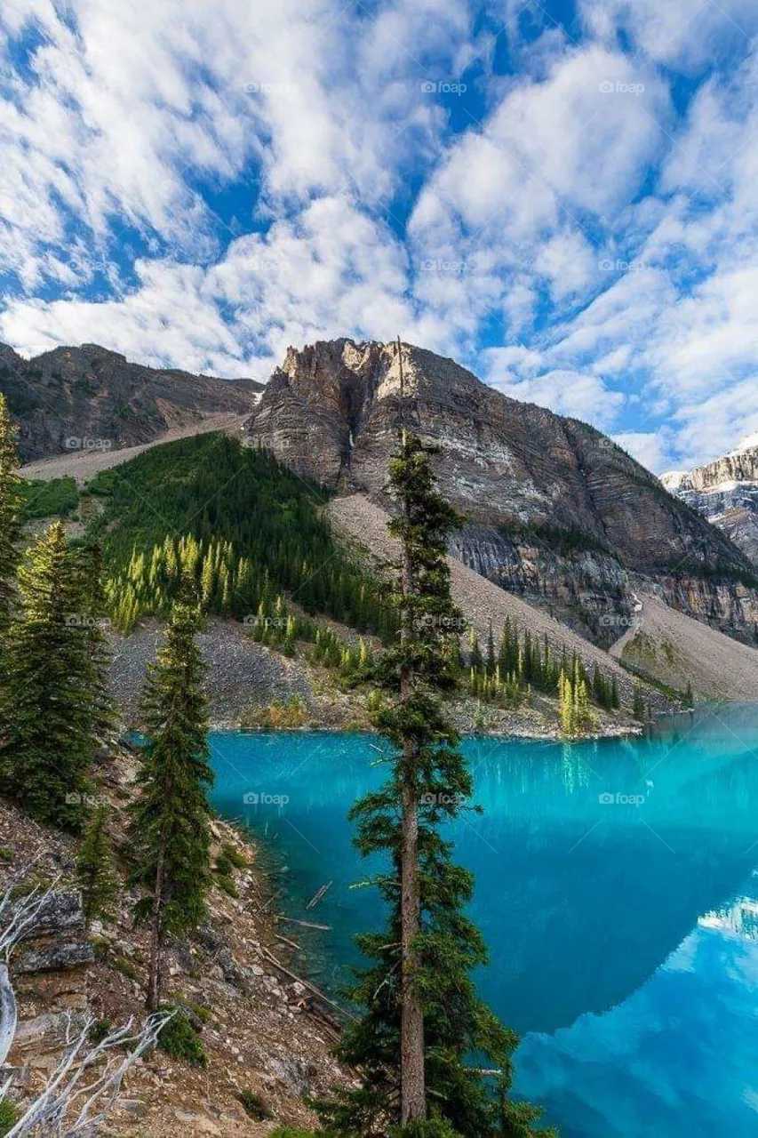 natural sky water mountain view
