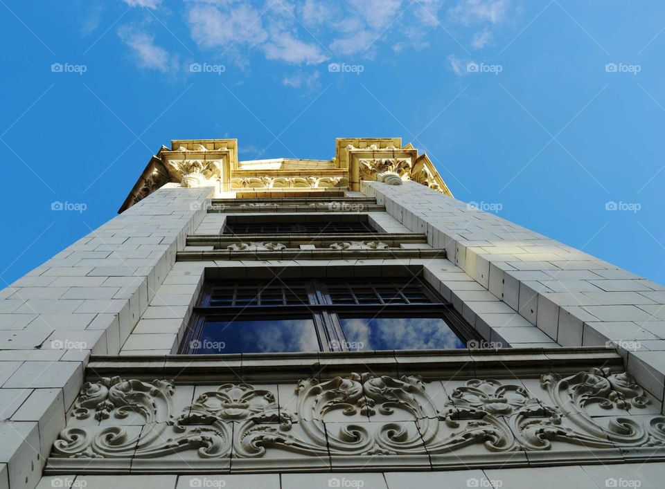 English architecture looking up