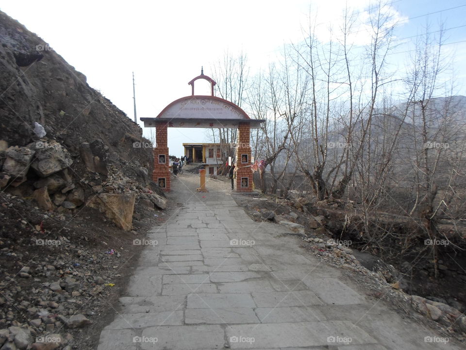 entry Gate of Muktinath Temple in Mustang, Nepal
