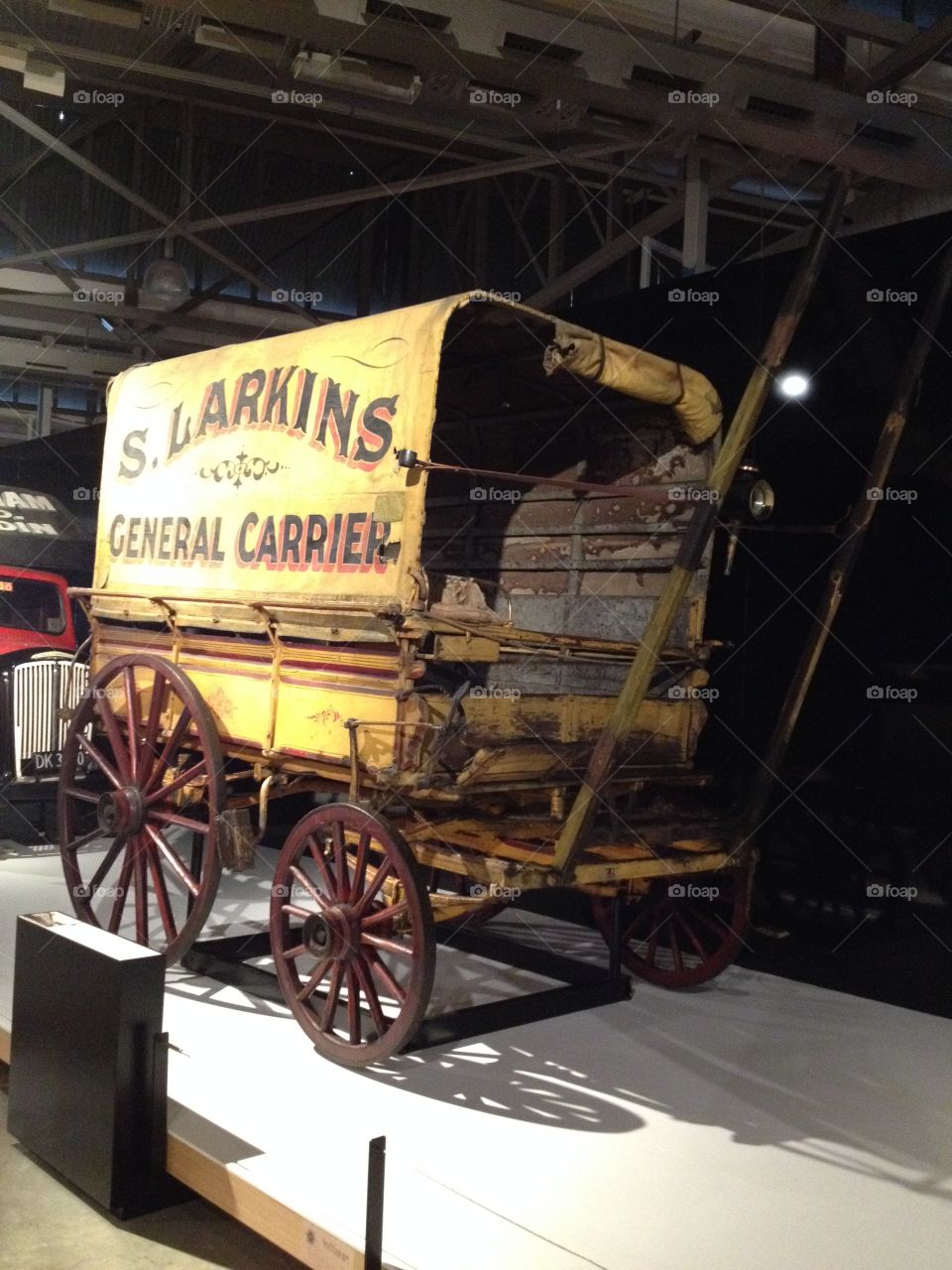 Old transport wagon