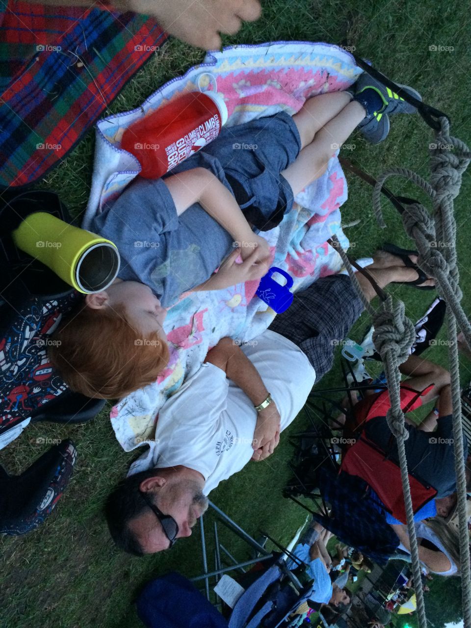 River fest Elora 2016
Sleeping on the grass with grandpa