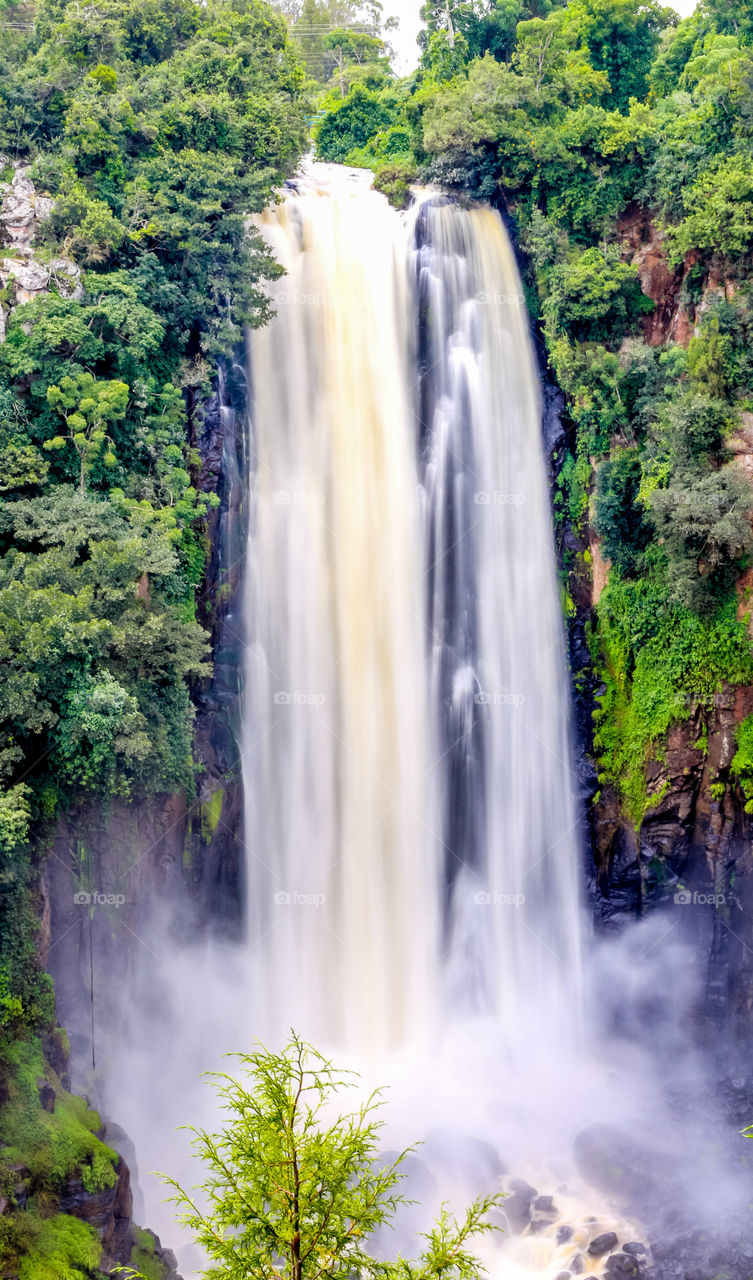 Waterfall in Kenya