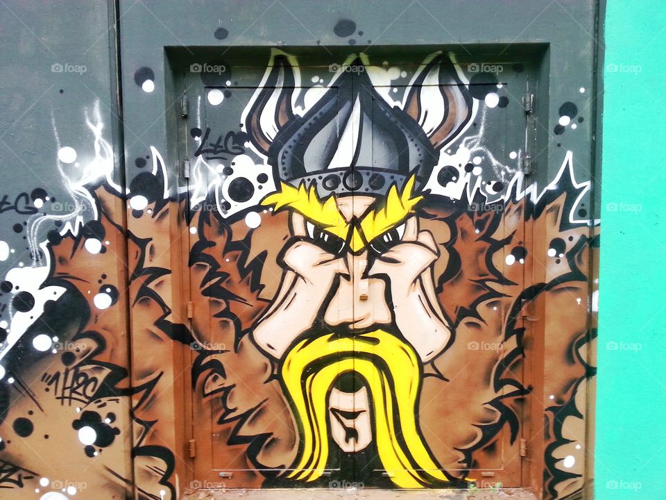 Graffiti viking