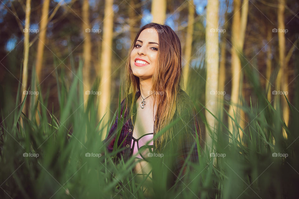 Portrait of a smiling woman