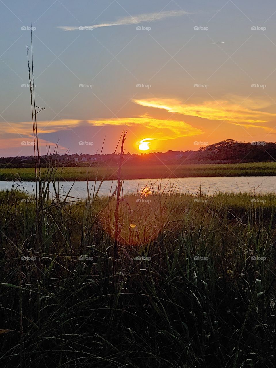 Evening Sunset in August