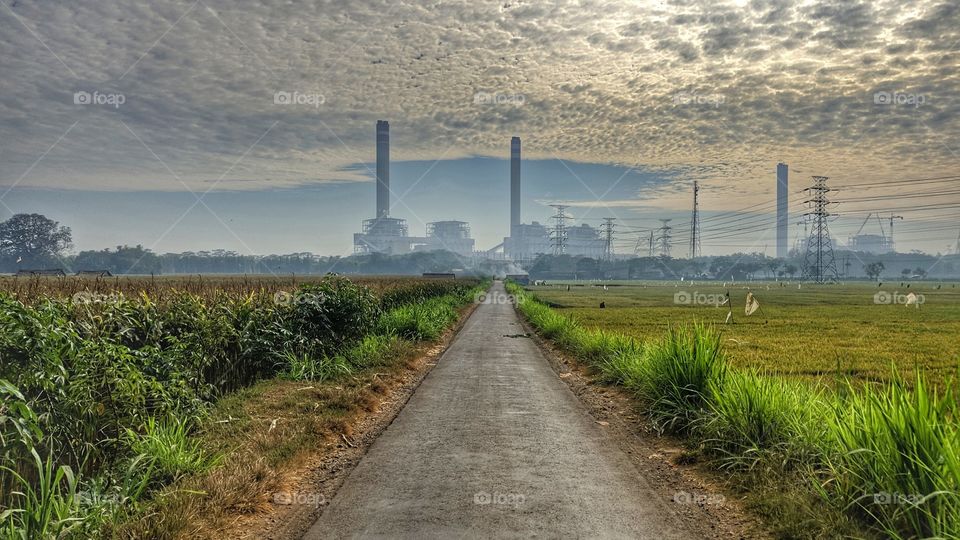 this morning at power plant