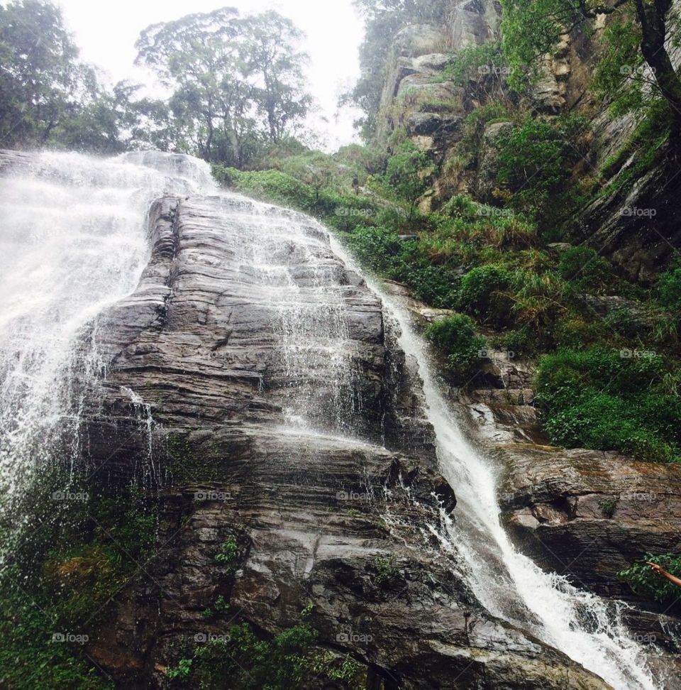 sri Lankan waterfall