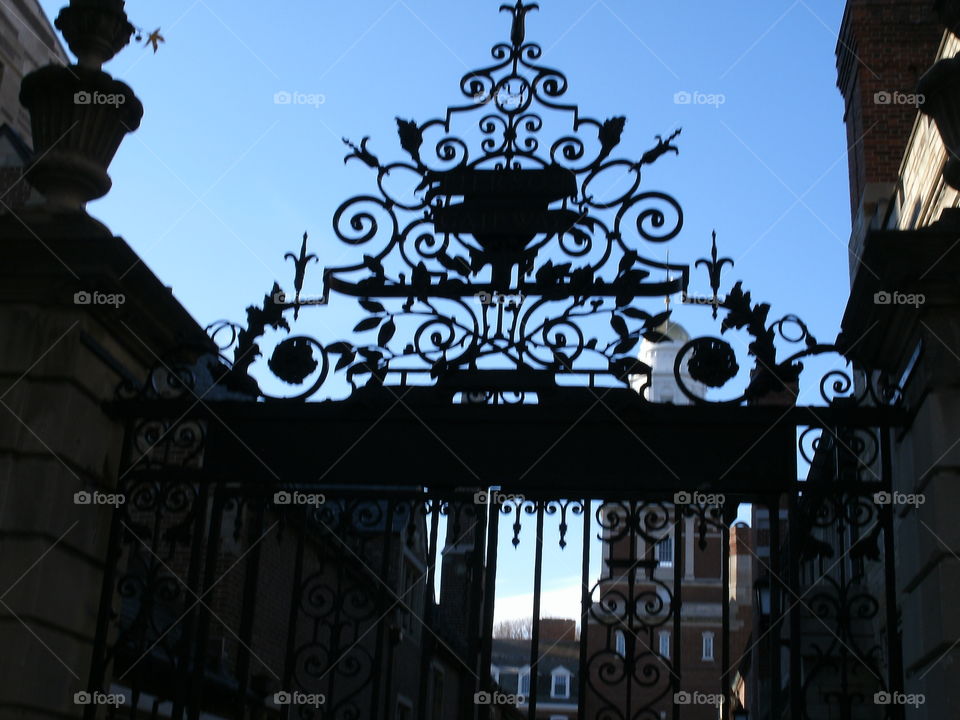 iron gate at Yale