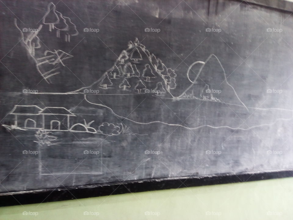 Class room drawing