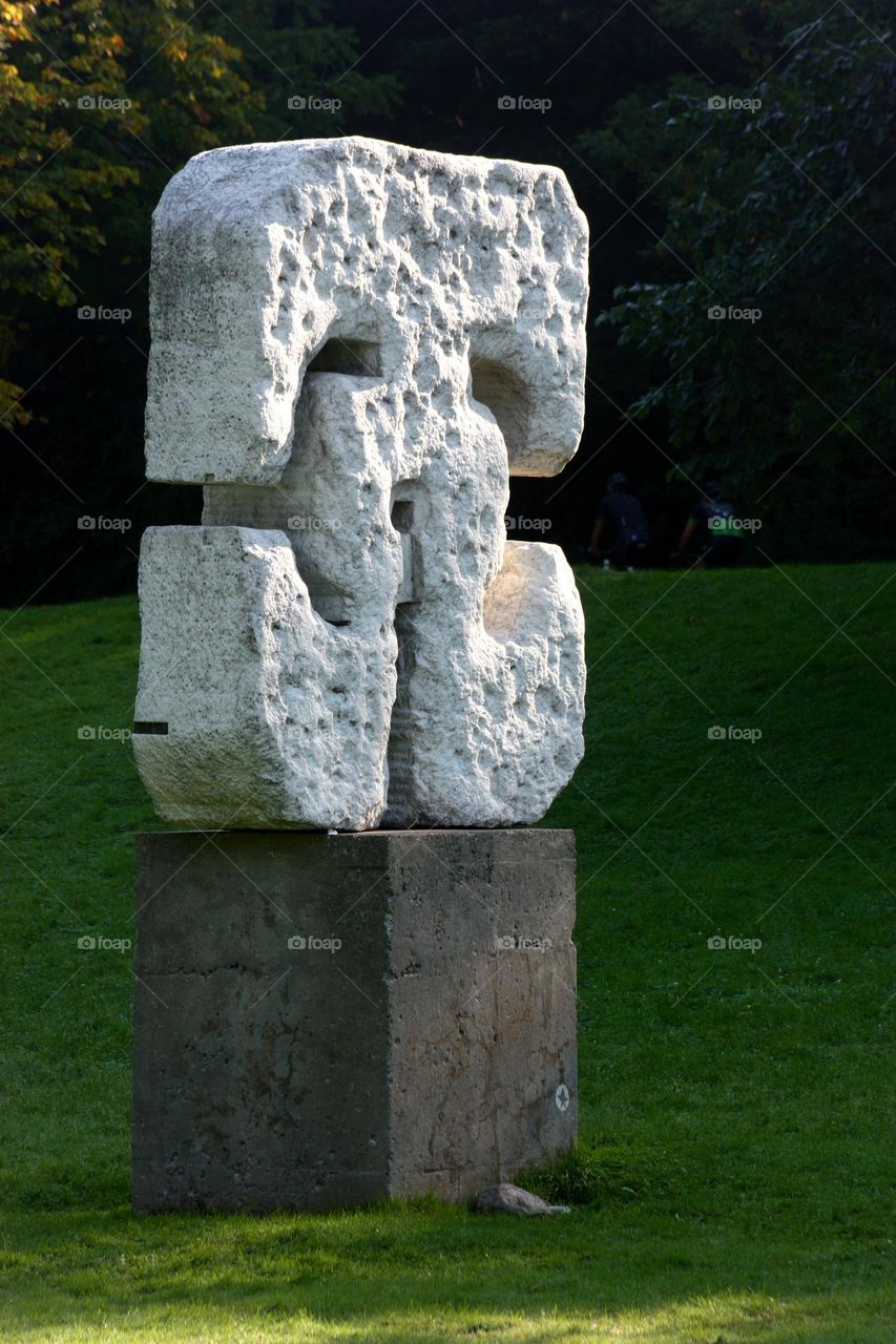 Stone carving on the mountain