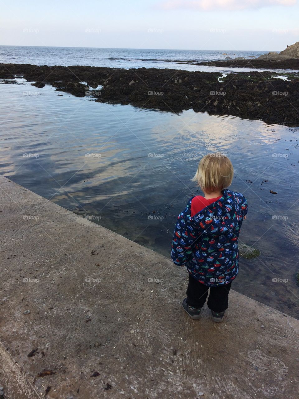 The boy and his love for water