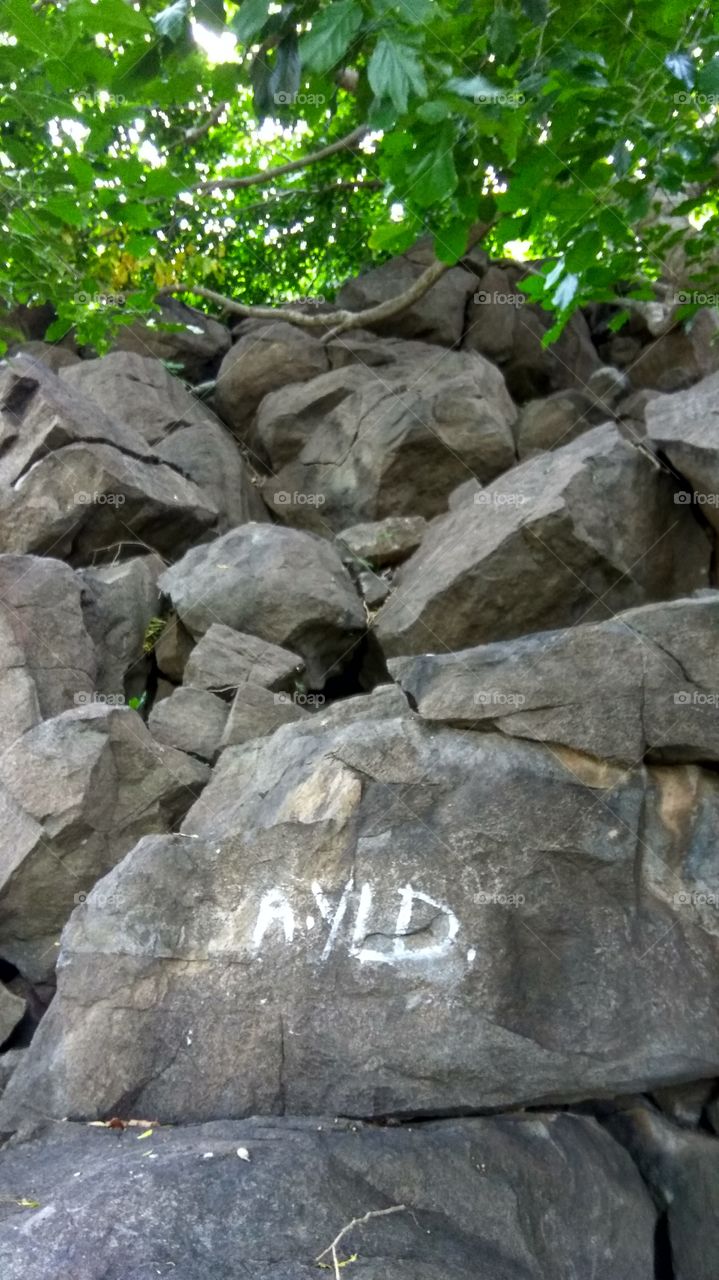 long hill big stone's  but all is black