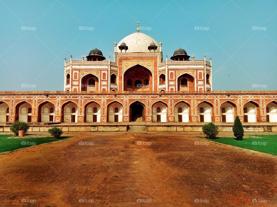 photo of Humayun tomb in Delhi.