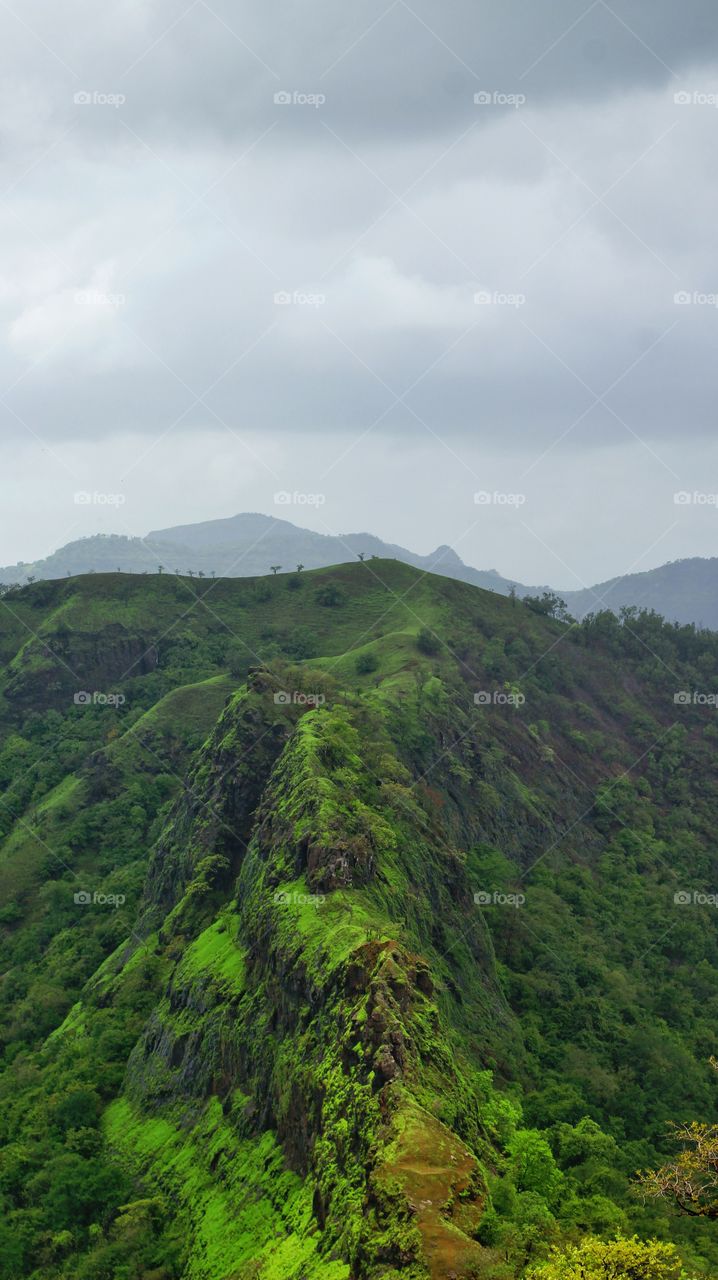 Beautiful Valley's of Raigad Fort