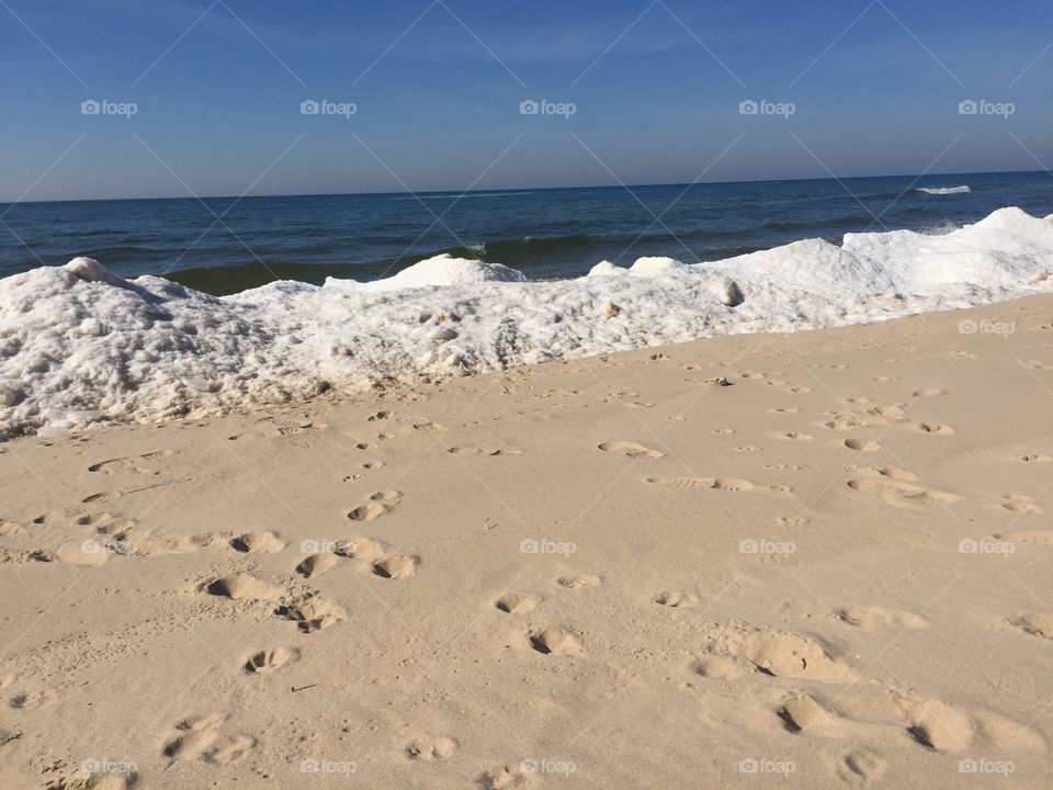 Beach, Sand, Sea, Water, No Person