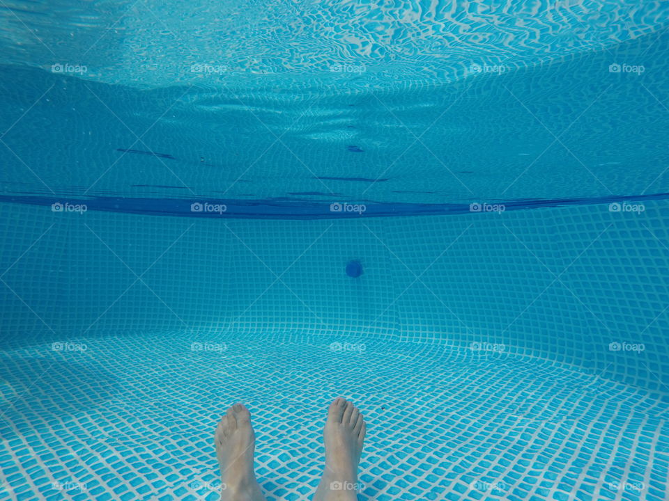 GoPro. Swimming pool
