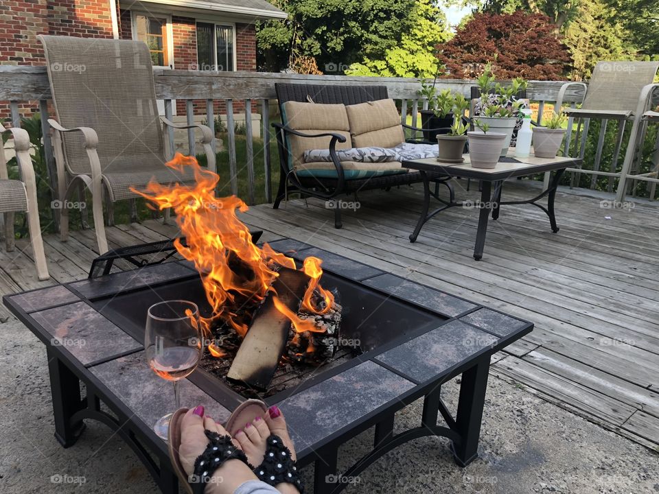 Enjoying a cool June Evening 