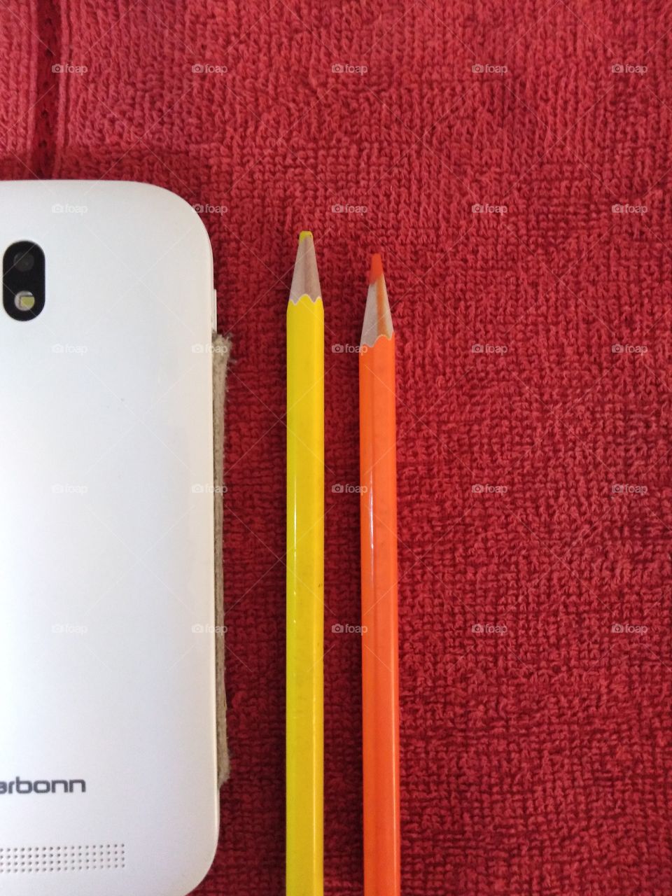 Smartphone and pencil