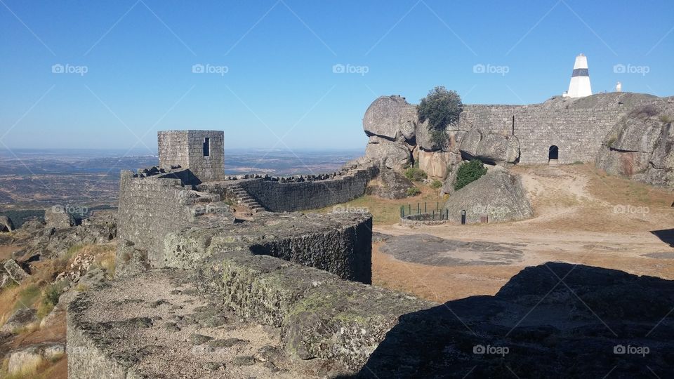 Very old castle in Portugal