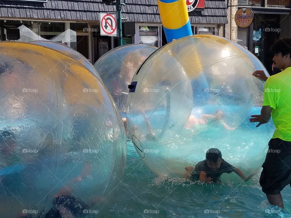 Fun bubble day